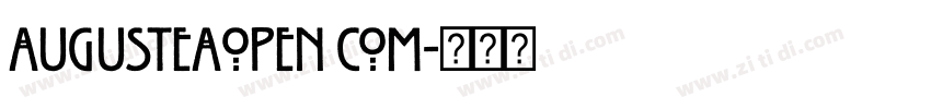 AugusteaOpen Com字体转换